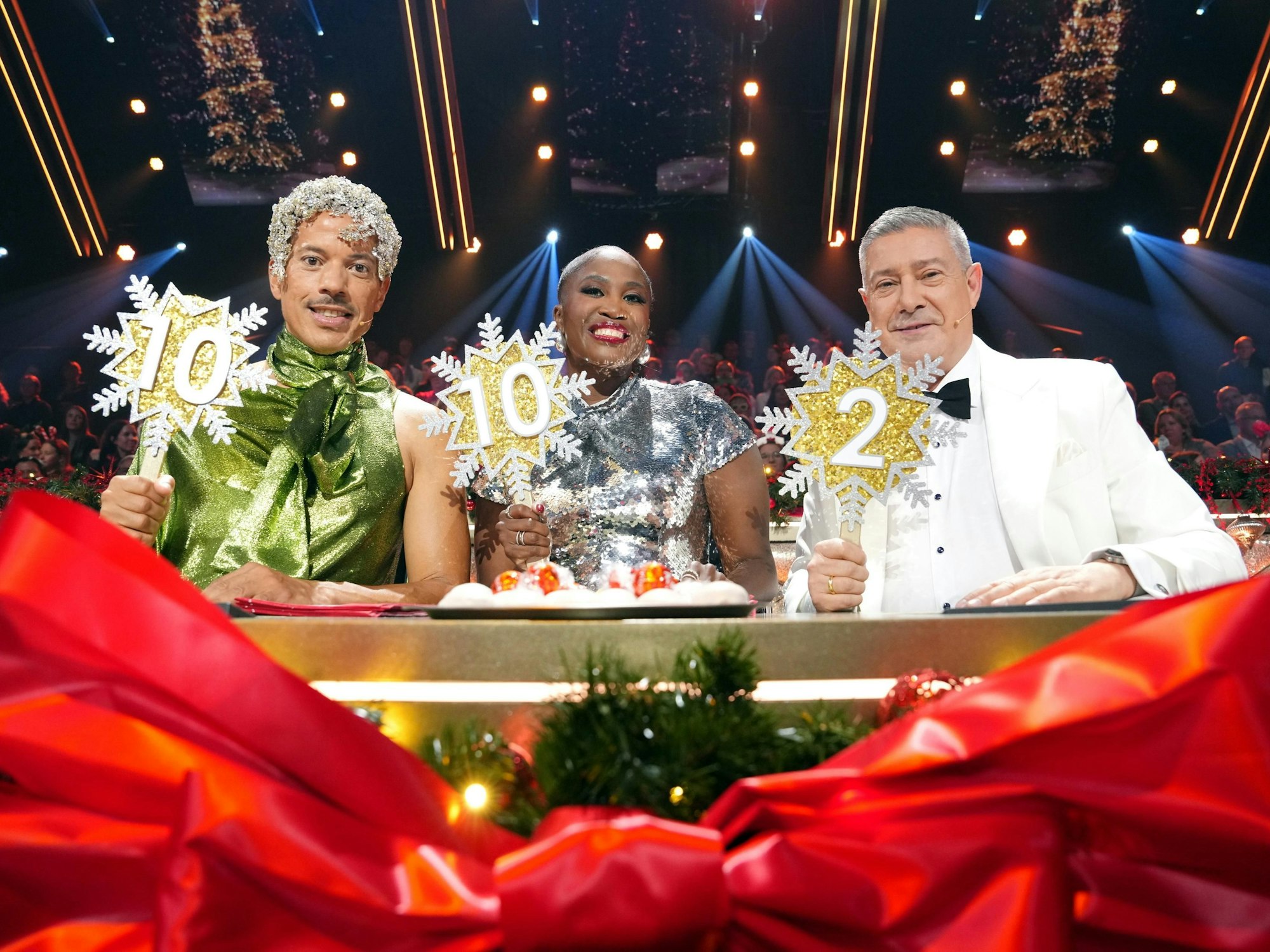 Die „Let’s Dance“-Jury mit Motsi Mabuse, Jorge González und Joachim Llambi.