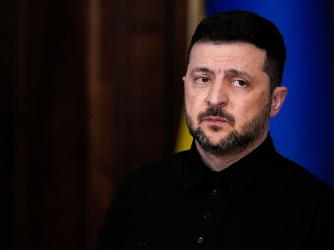 Der ukrainische Präsident Wolodymyr Selenskyj Mitte Oktober in Kiew.