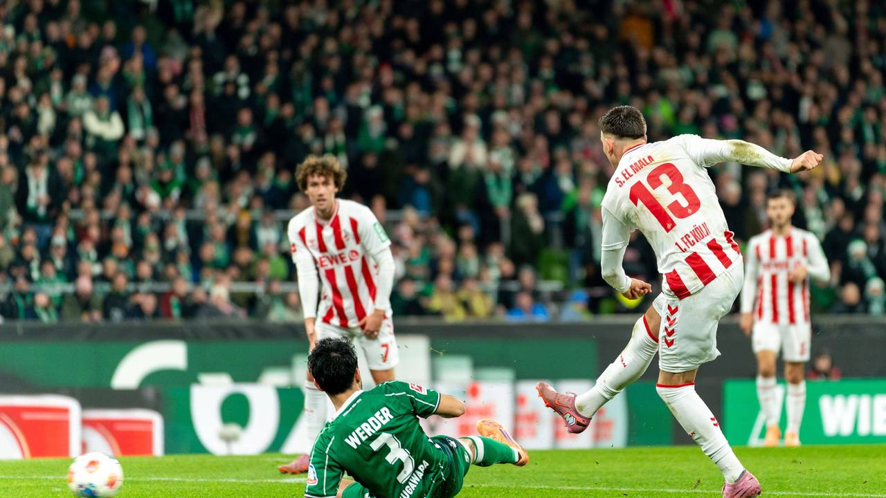 Said El Mala trifft gegen Bremen.