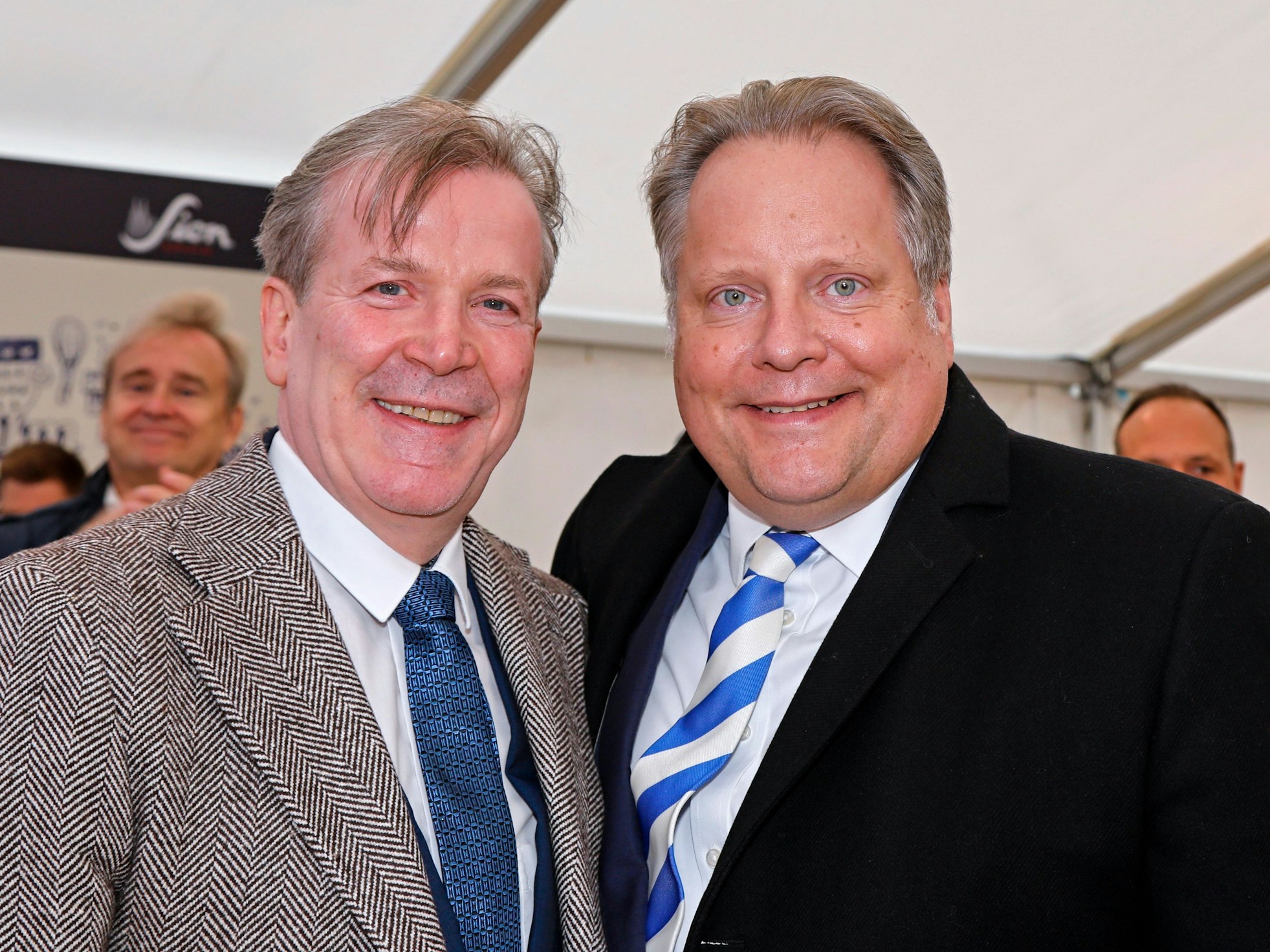 Christoph Kuckelkorn zusammen mit Lutz Schade.