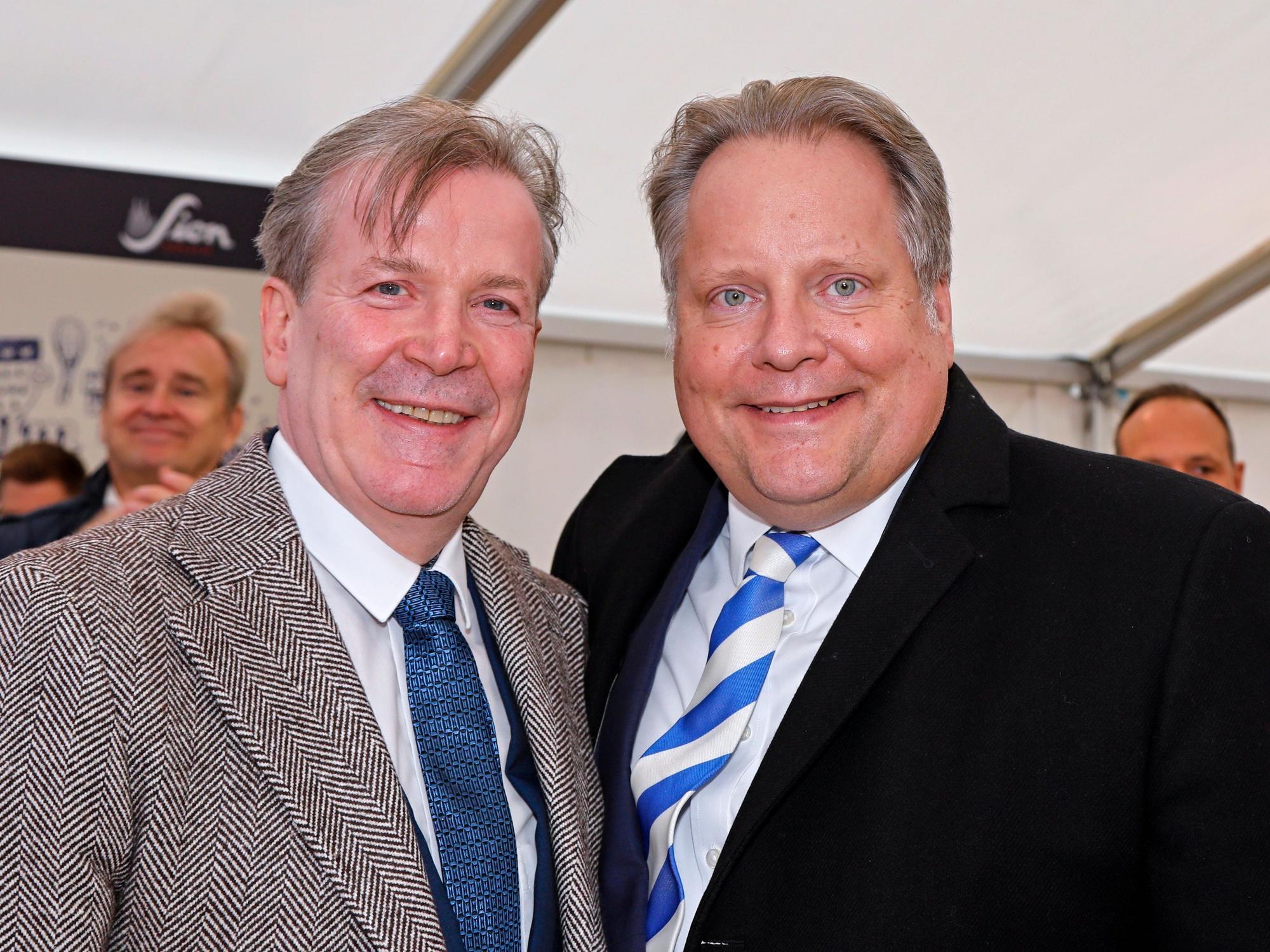 Christoph Kuckelkorn zusammen mit Lutz Schade.