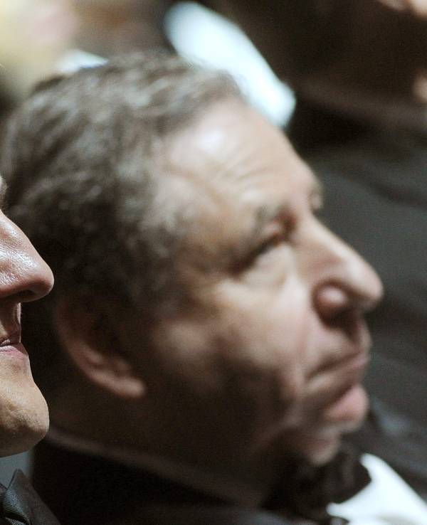 Der ehemalige Formel-1-Rennfahrer Michael Schumacher und sein Ex-Ferrari-Chef Jean Todt auf einer Veranstaltung.
