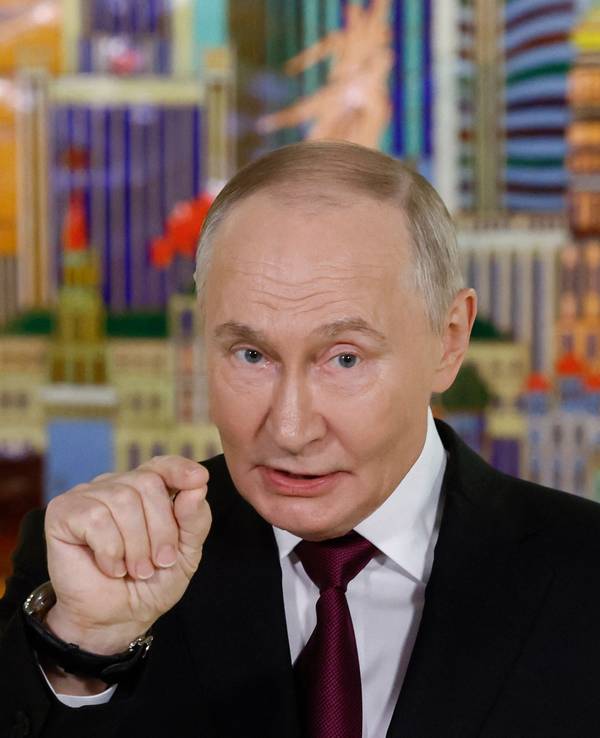 Der russische Präsident Wladimir Putin am 2. Dezember bei einem Treffen mit Medienvertretern.
