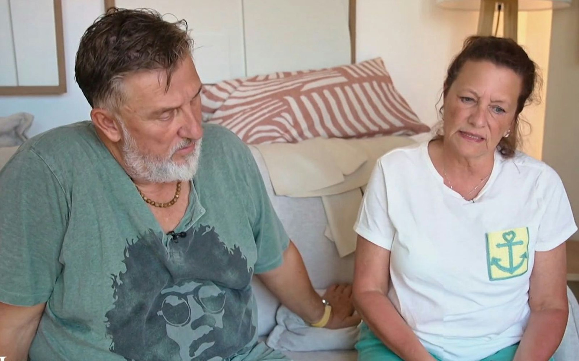 Marén fühlt sich von Frank eingeengt. (Bild: Sat.1)