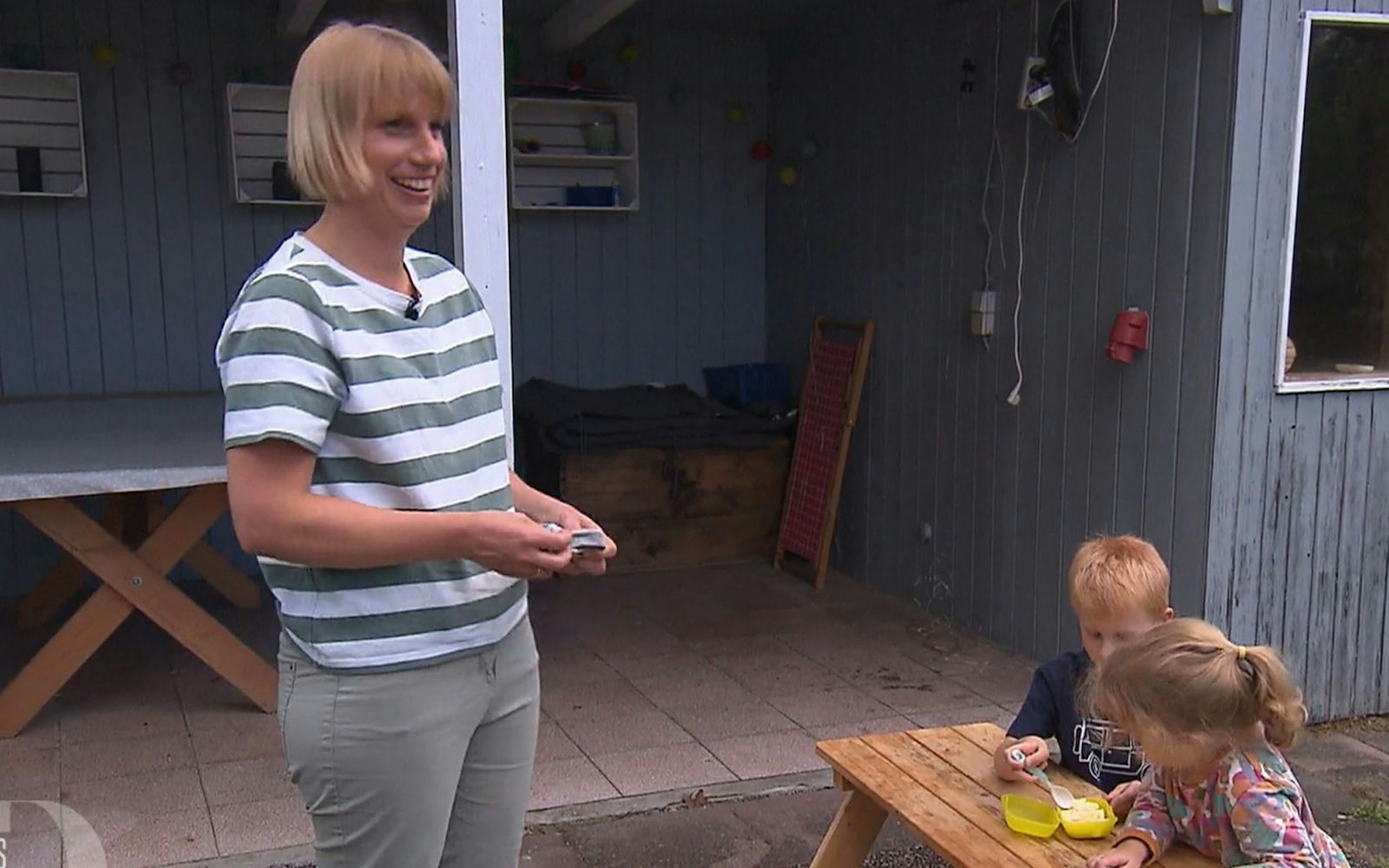 Absoluter Familienmensch: Lena (36) mit ihren Kindern Till (5) und Emilie (2). (Bild: RTL)