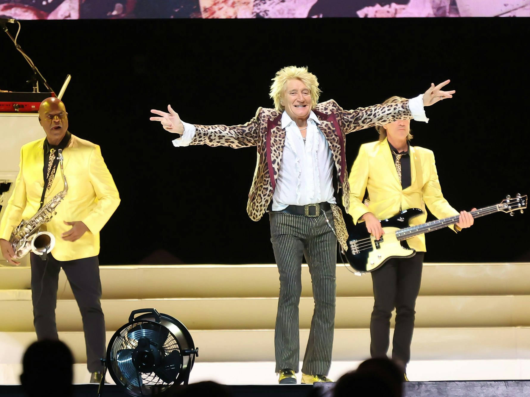 Rod Stewart bei seinem Auftritt in der Lanxess-Arena.