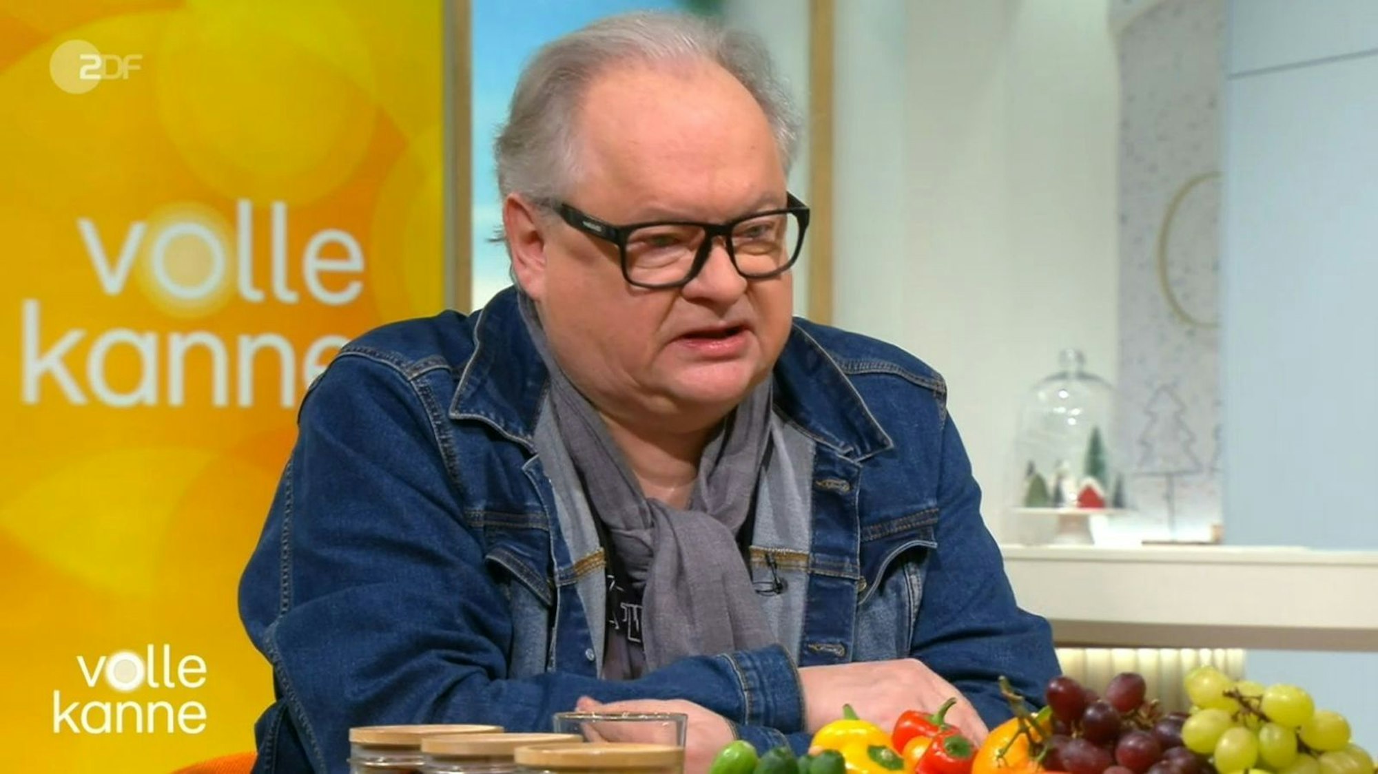 Sänger Heinz Rudolf Kunze fordert im ZDF: „Man muss miteinander reden.“ (Bild: ZDF)