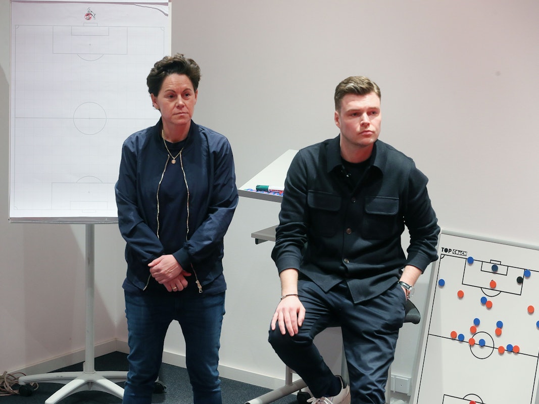 Nicole Bender-Rummler und Lukas Berg sind Direktoren beim 1. FC Köln.