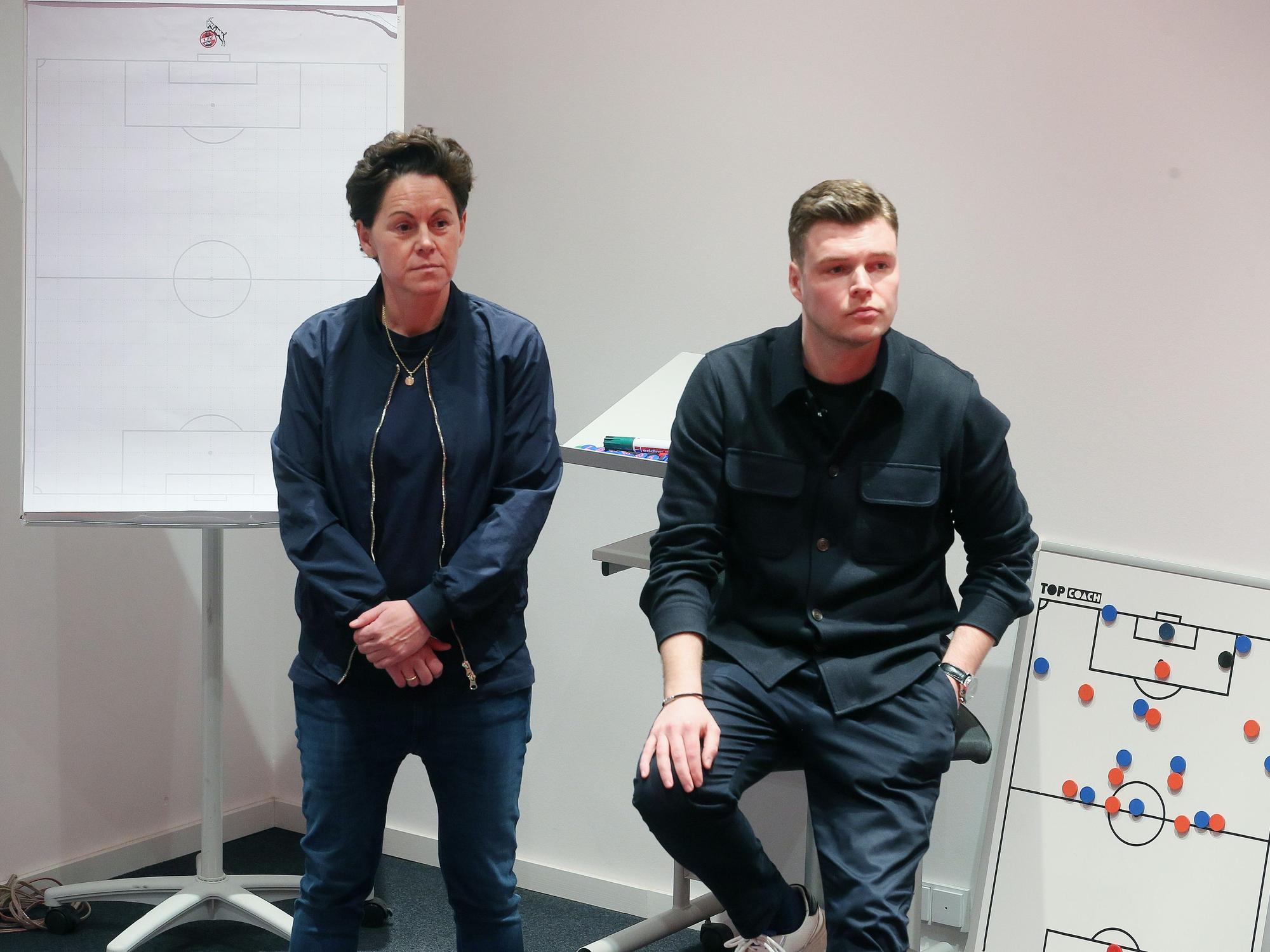 Nicole Bender-Rummler und Lukas Berg sind Direktoren beim 1. FC Köln.
