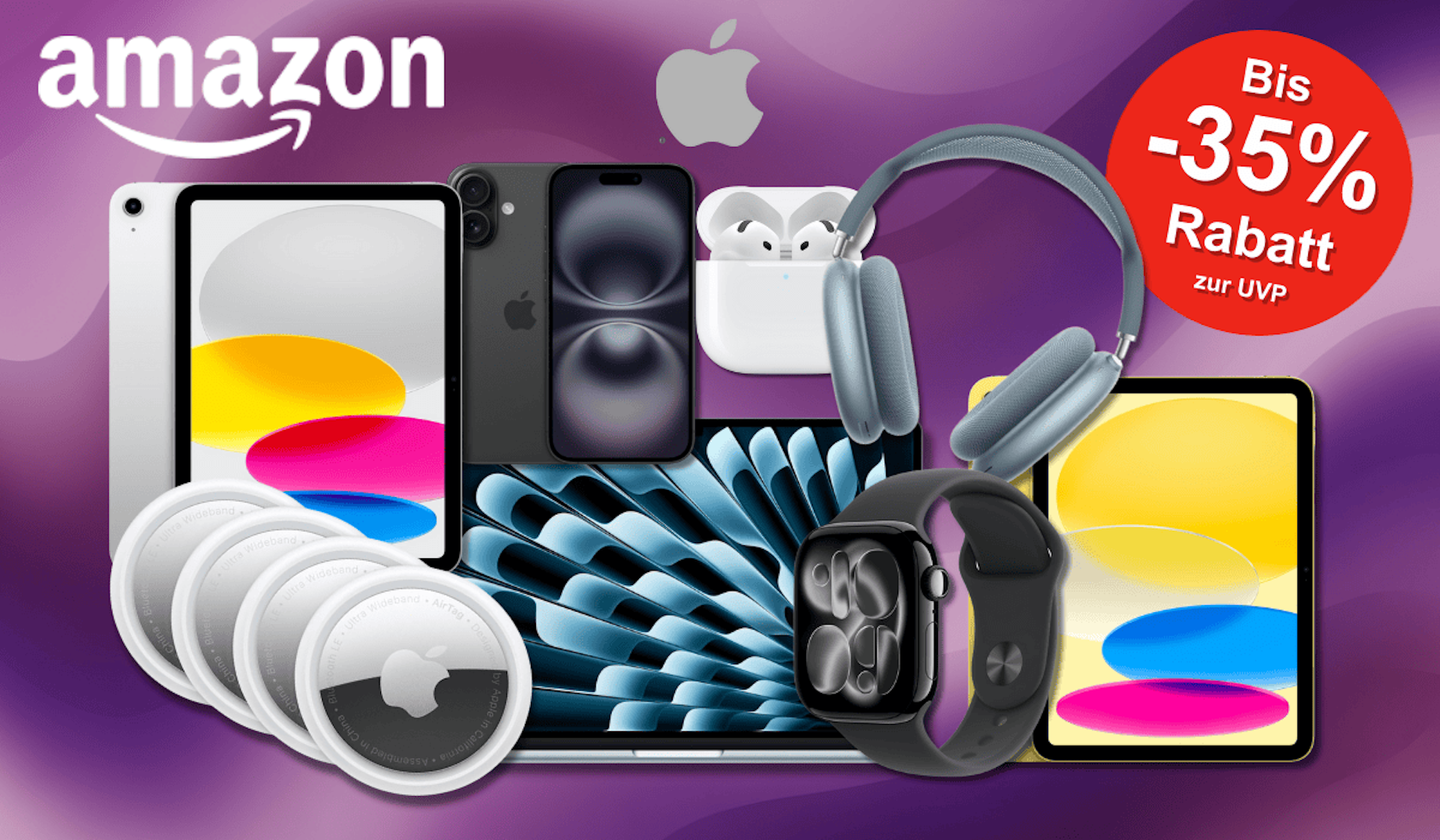 iPad, Apple Watch, AirPods, MacBooks, iPhones und mehr im Sale!