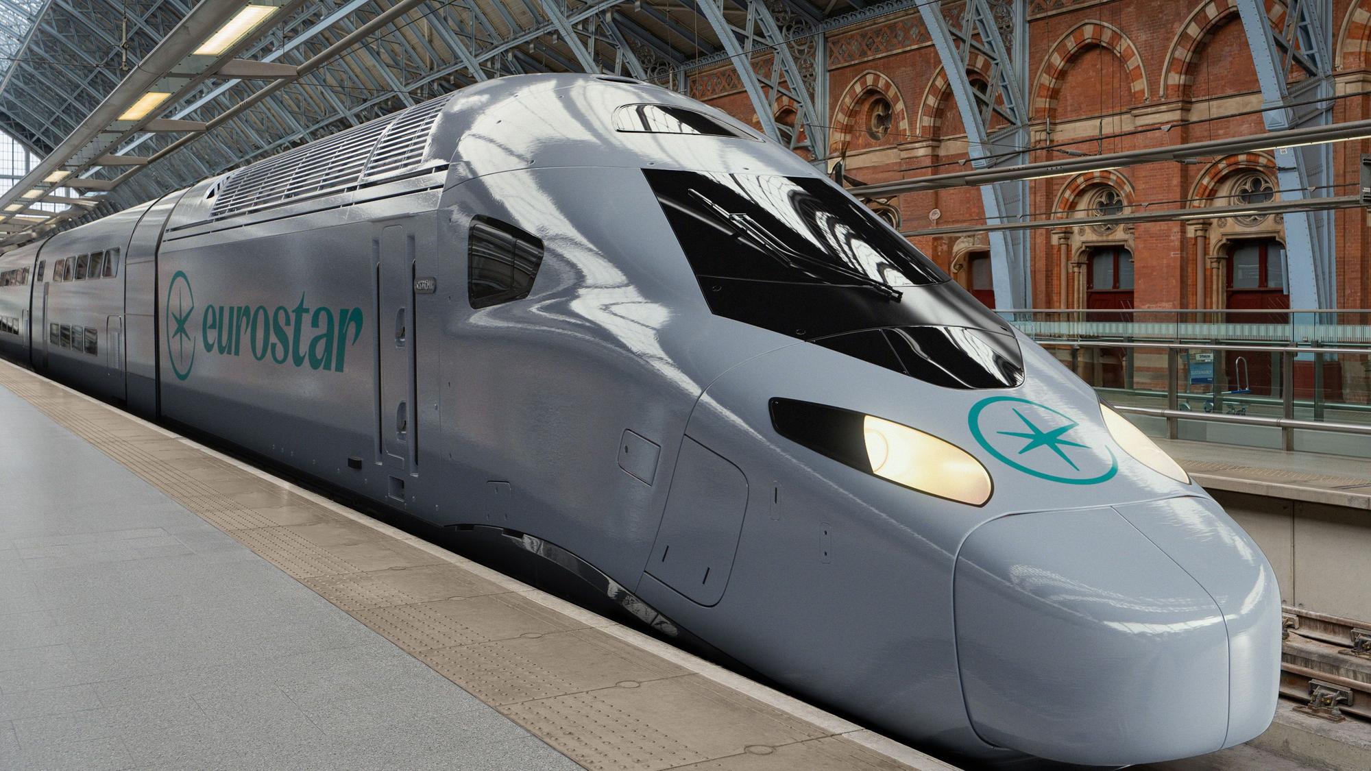 Bild vom Doppelstockzug Eurostar Celestia.