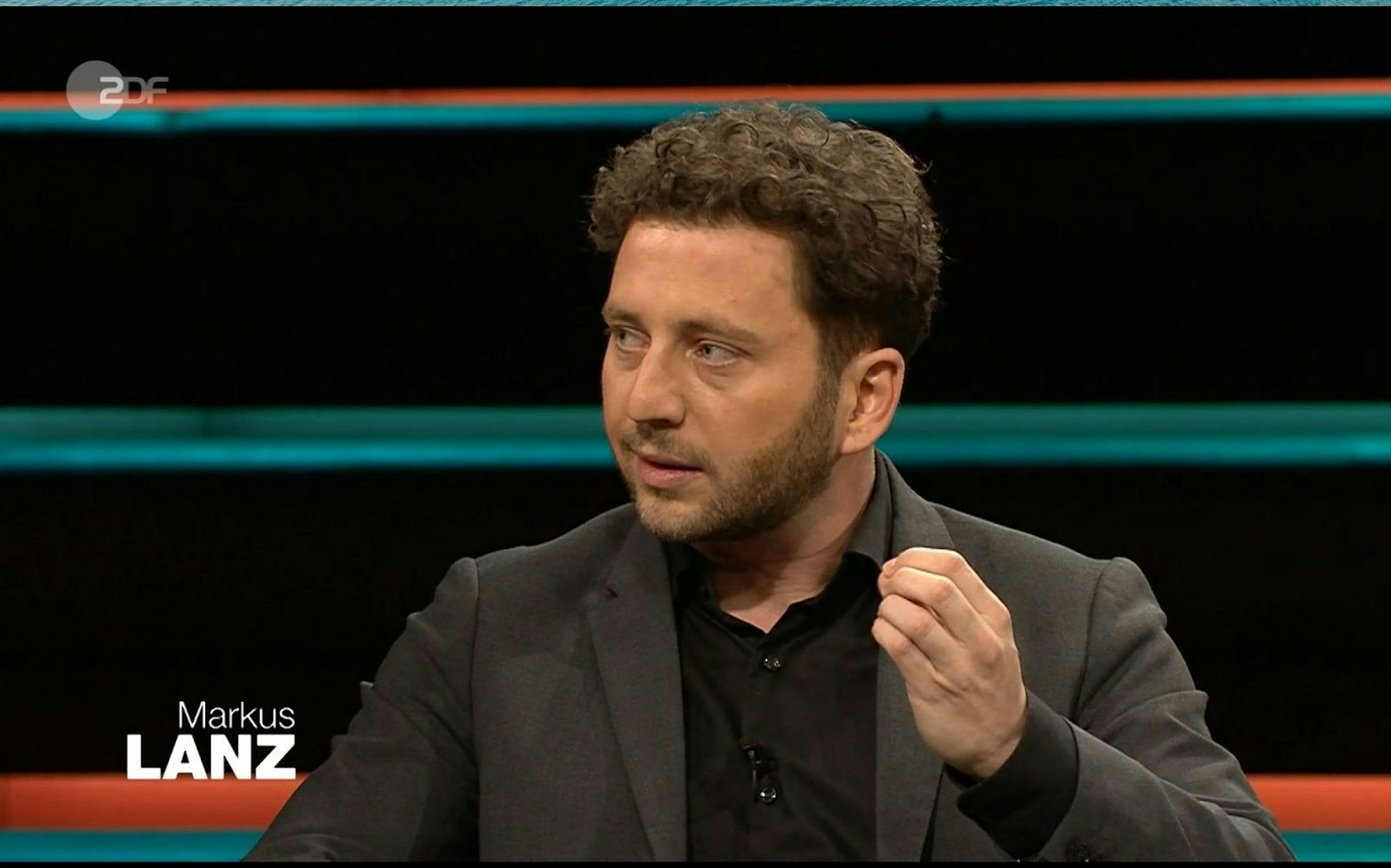 Grünen-Chef Felix Banaszak stellte klar: „Der Begriff Liebe ist für mein ganz persönliches Leben reserviert.“ (Bild: ZDF)