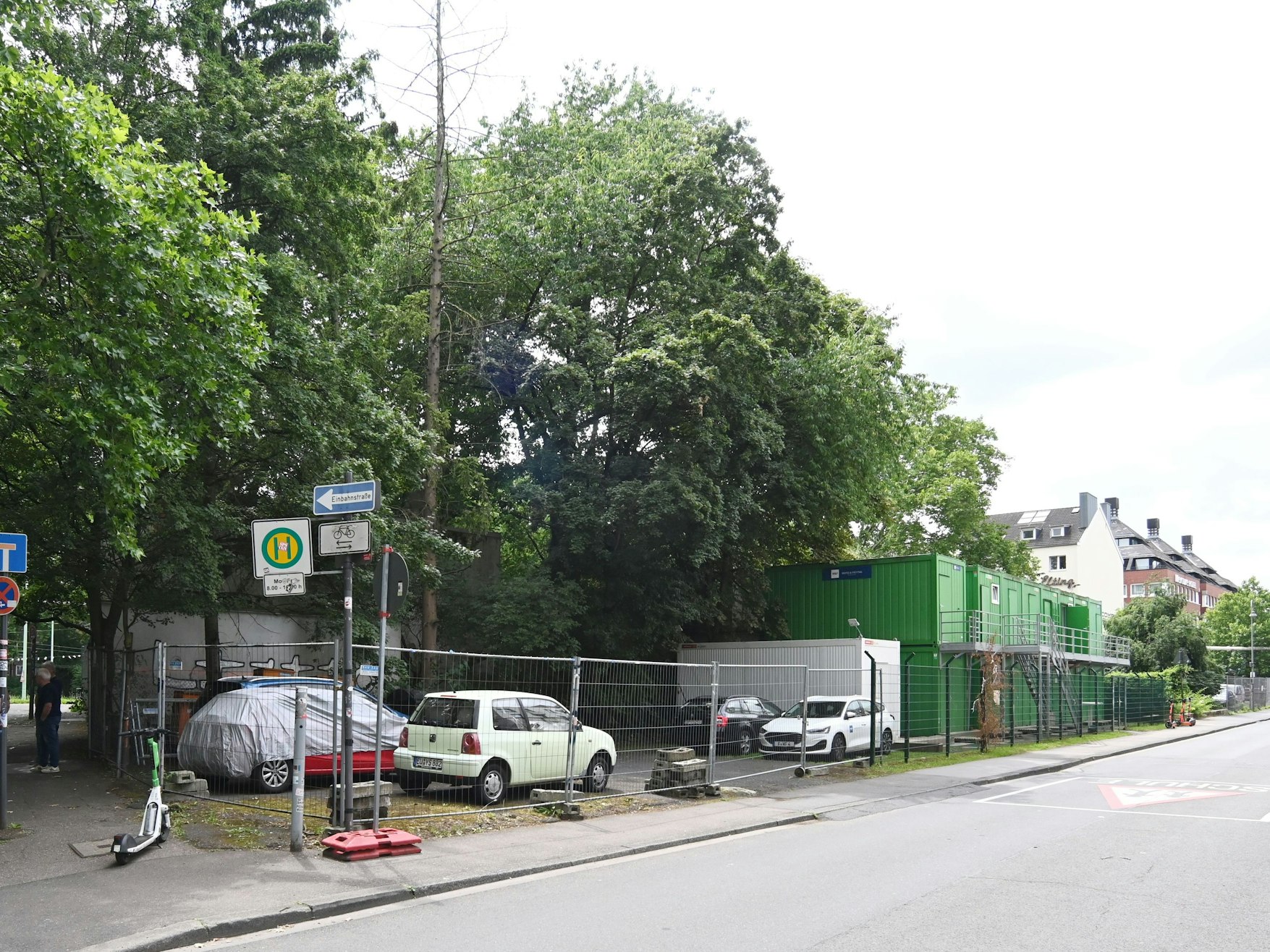 An der Löwengasse in der Kölner Südstadt soll das Ausweichquartier der Berufsfeuerwehr entstehen.