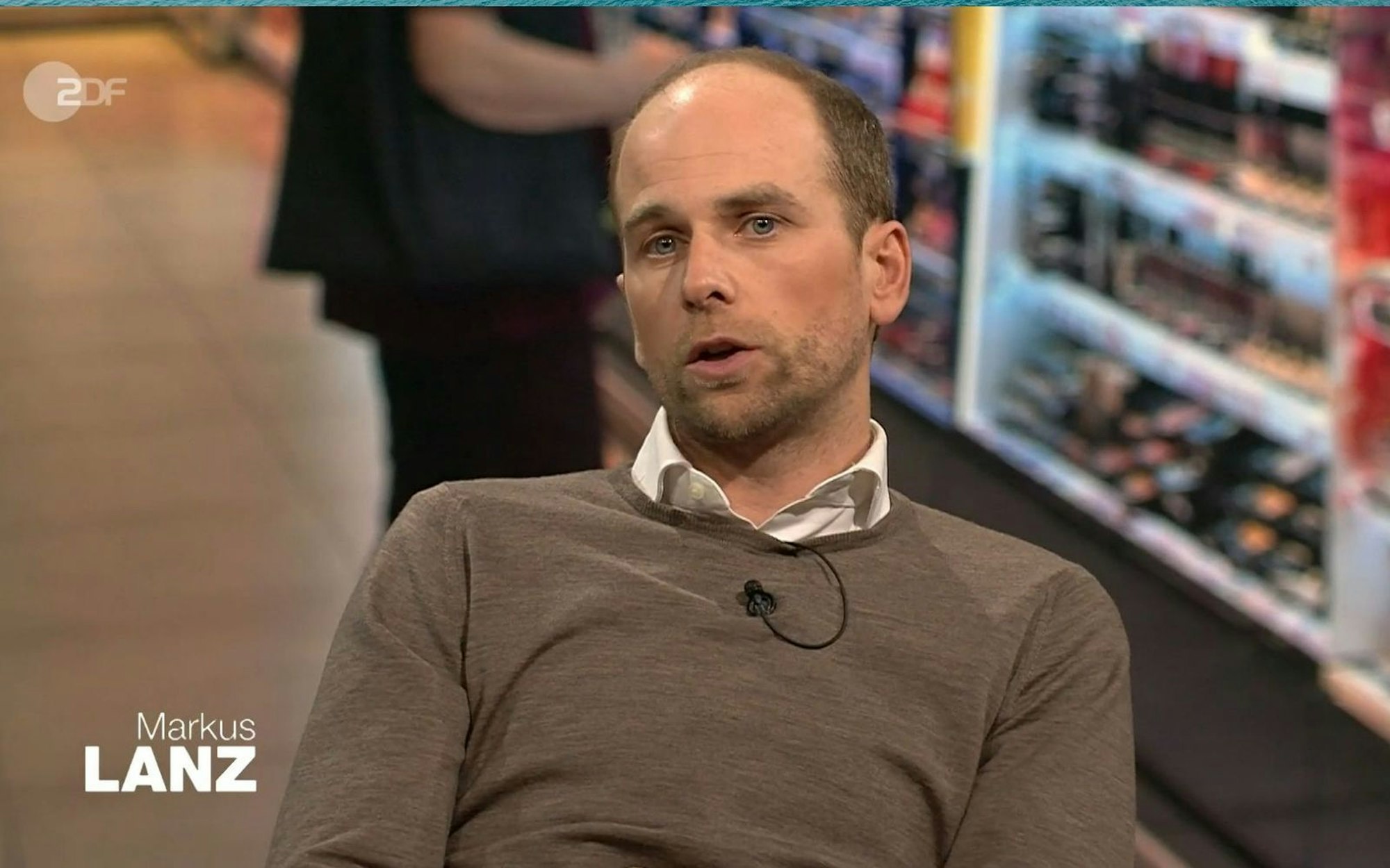 Für Raoul Roßmann ist die Brandmauer „ein historischer Warnhinweis, nicht mit extremistischen Kräften zusammenzuarbeiten“. (Bild: ZDF)