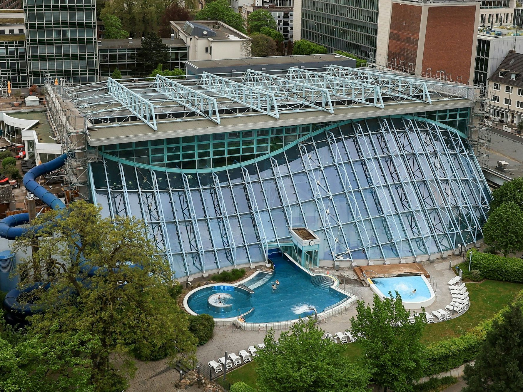 Außenansicht des Agrippabades