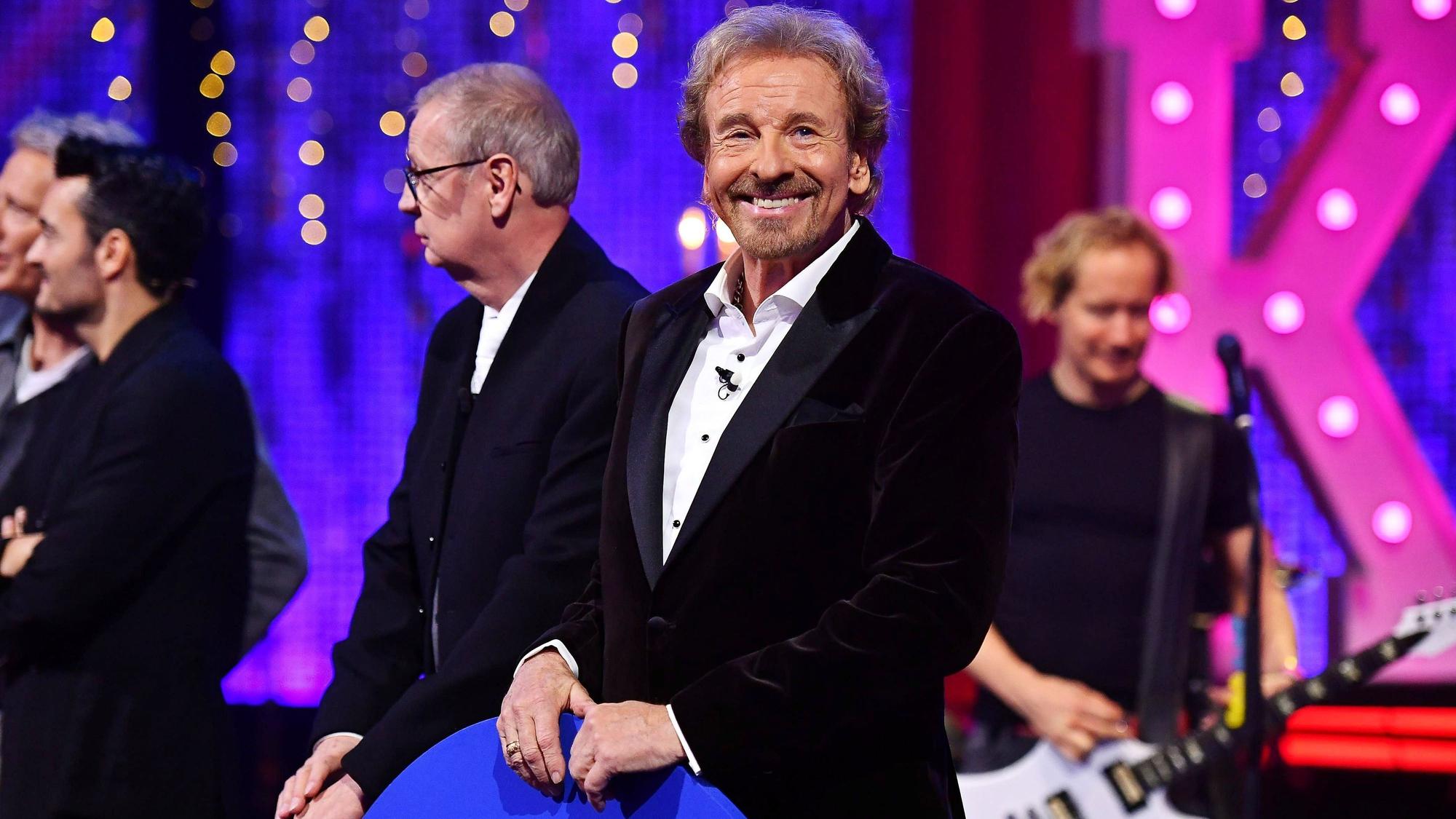Moderator Thomas Gottschalk während der RTL-Show „Denn sie wissen nicht, was passiert“.