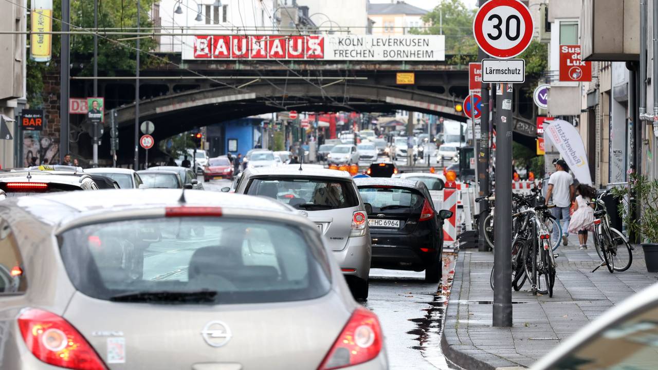 Blick auf die Luxemburger Straße: Hier ist es am lautesten (Archivbild).