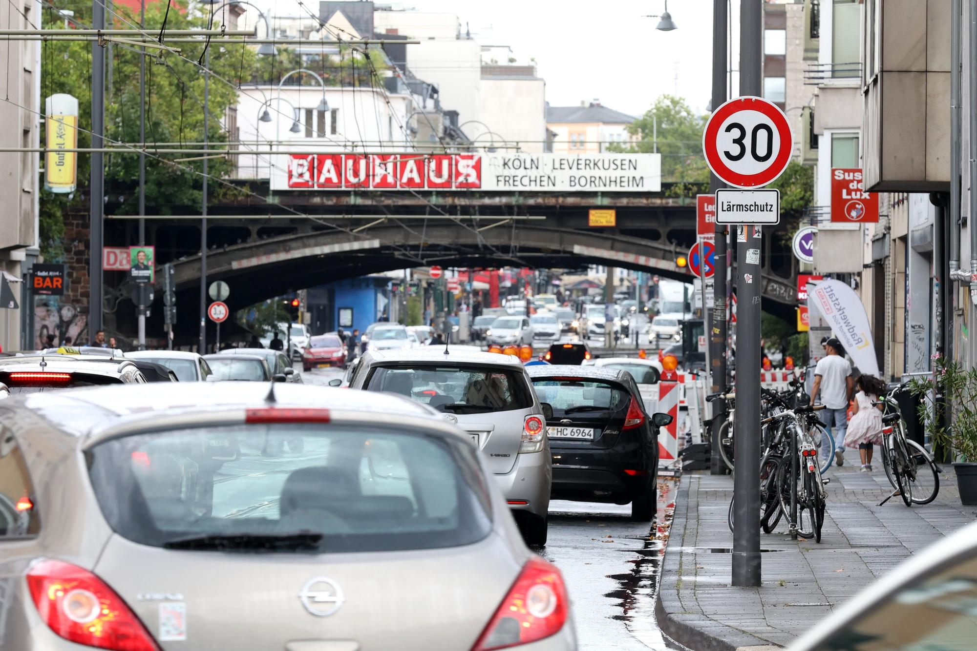 Blick auf die Luxemburger Straße: Hier ist es am lautesten (Archivbild).