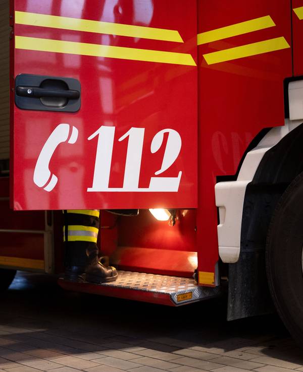Ein Fahrzeug der Berufsfeuerwehr