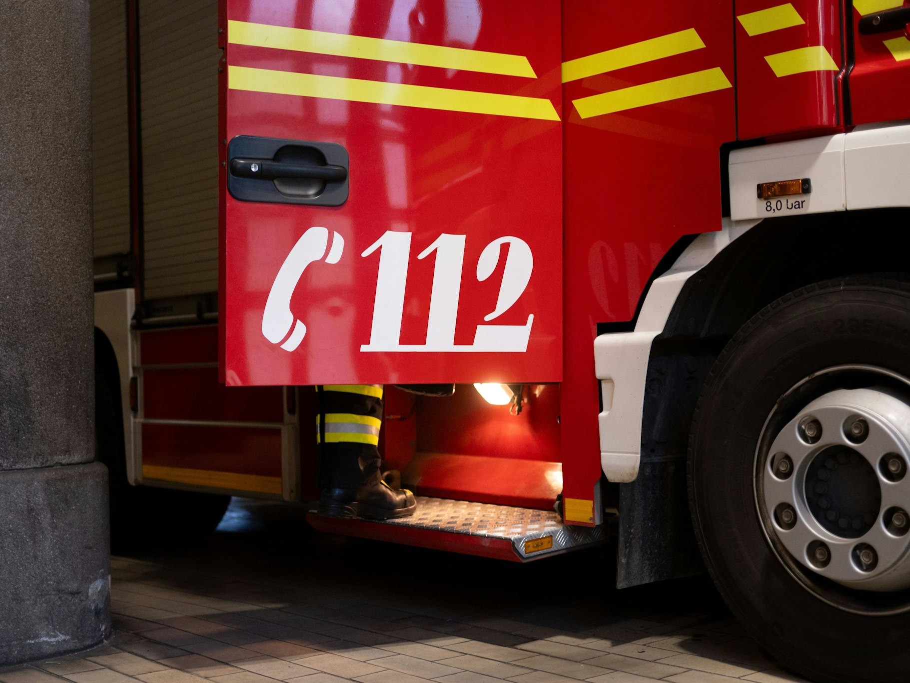 Ein Fahrzeug der Berufsfeuerwehr