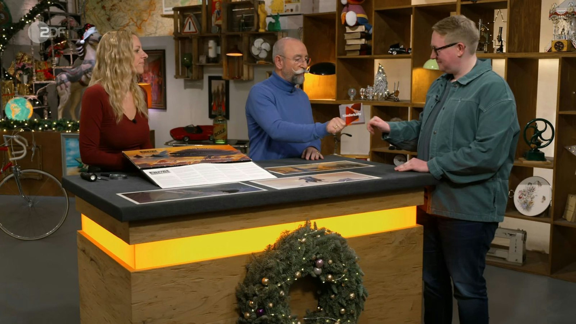 „Eine grandiose, sensationelle Sammlung“, schwärmte die Expertin. (Bild: ZDF)