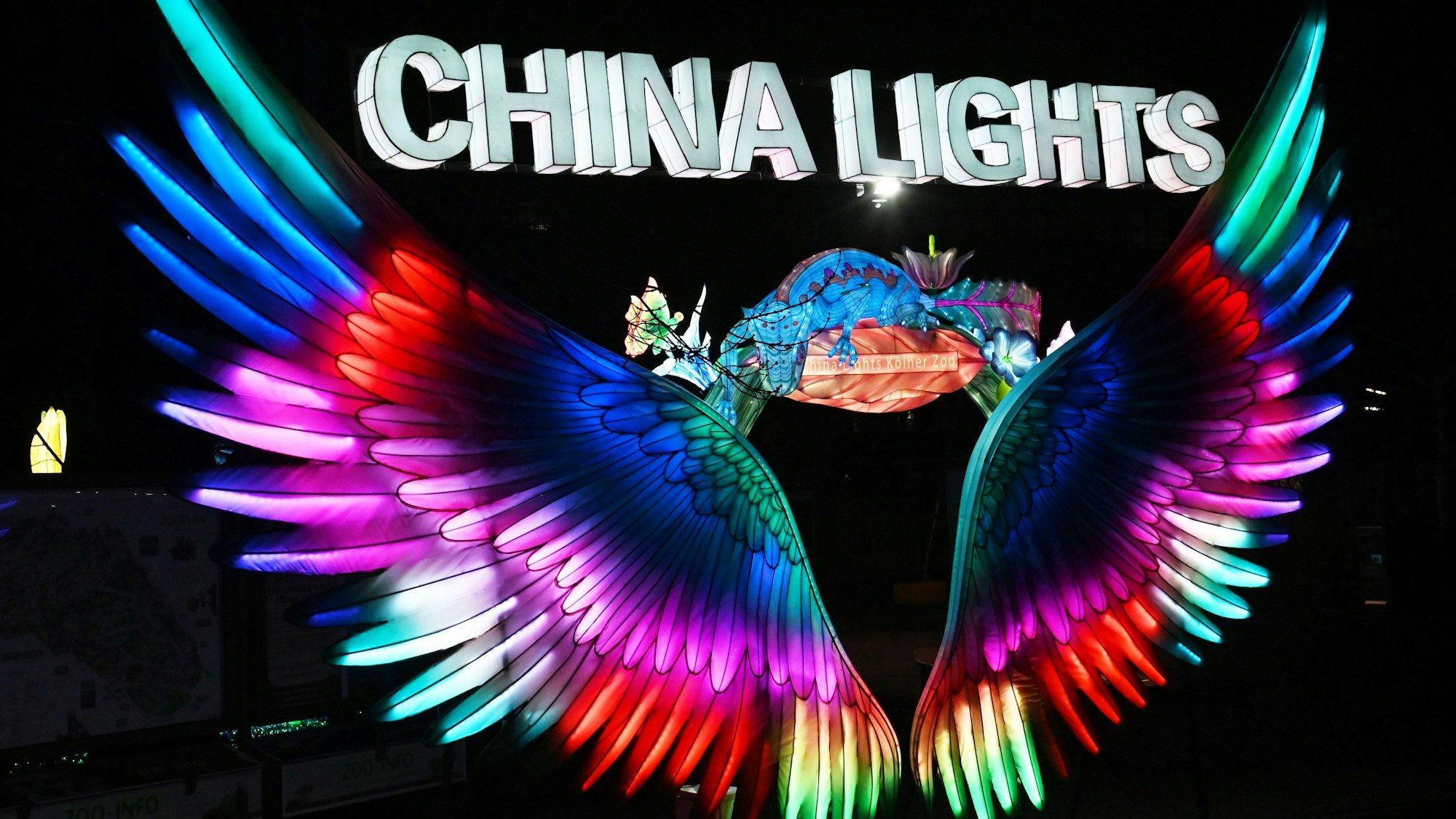 Auftakt der China Lights im Kölner Zoo