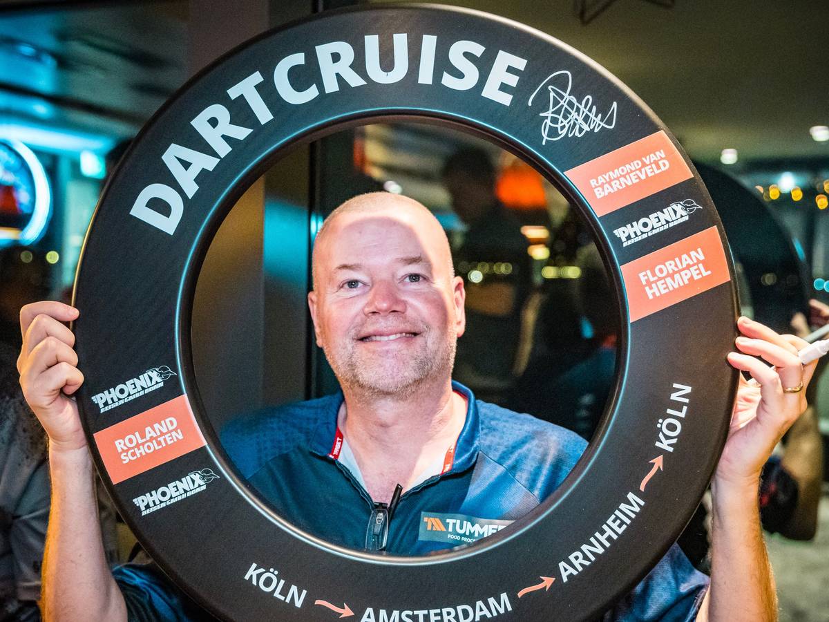 Raymond van Barneveld auf der MS Alisa 2025.