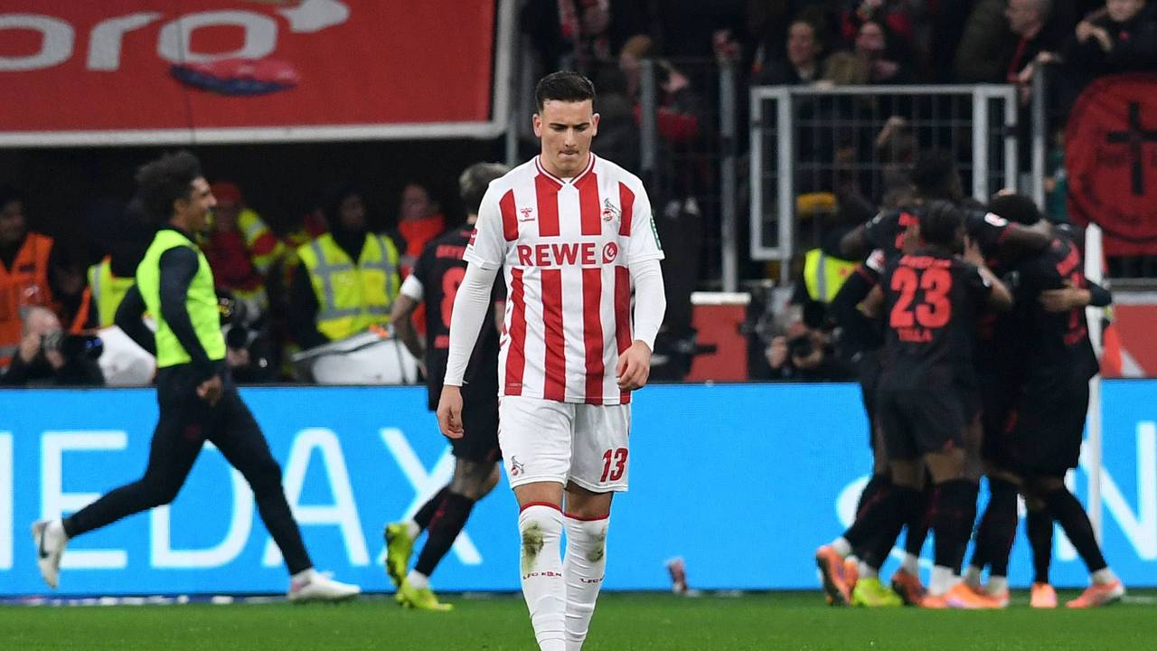 Said El Mala (1. FC Köln) enttäuscht beim 0:2 in Leverkusen am 13. Dezember 2025.