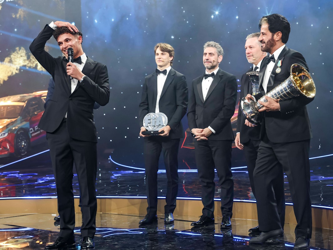 Lando Norris bei der Formel-1-Gala in Taschkent.