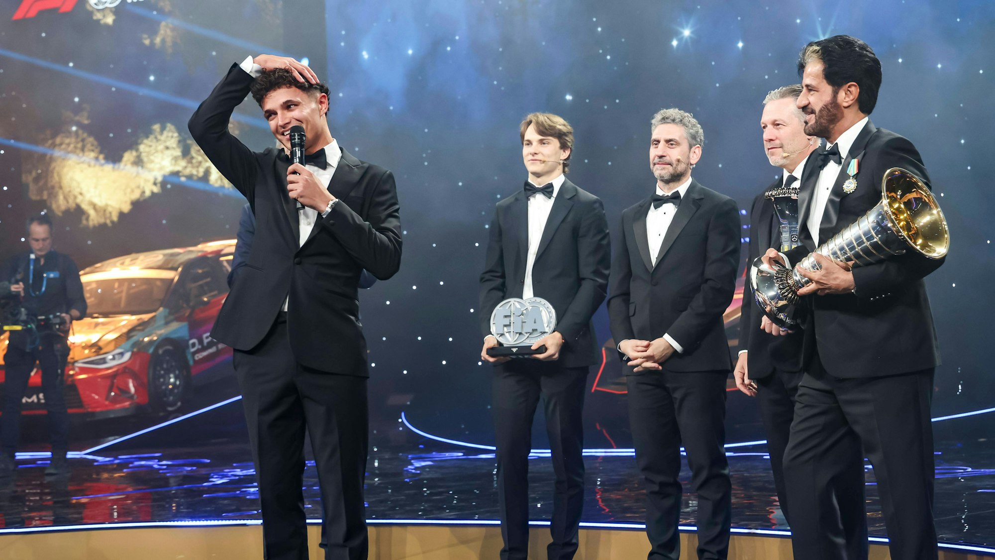 Lando Norris bei der Formel-1-Gala in Taschkent.