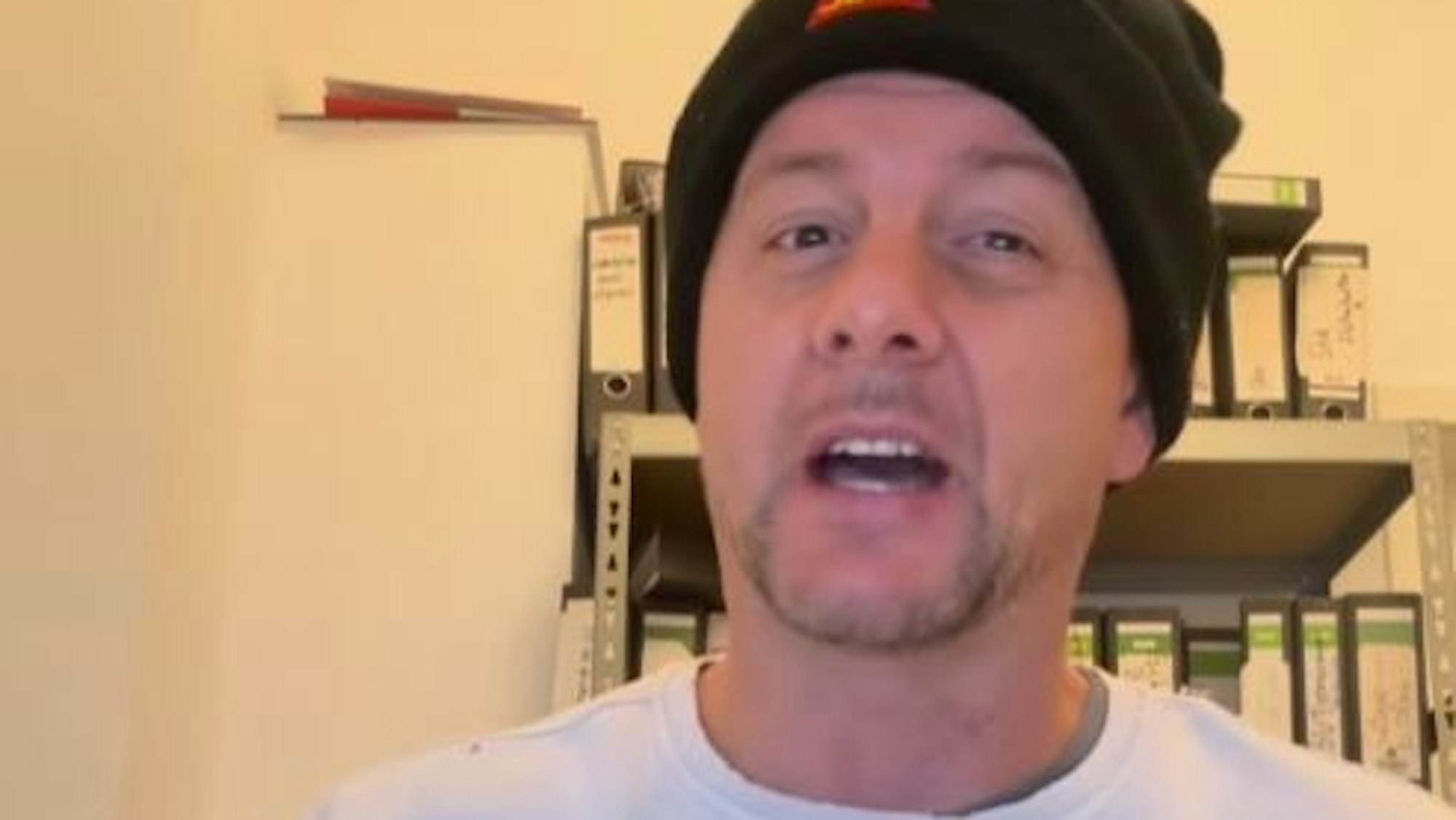 Jens Hardt besuchte mit seiner Familie einen Weihnachtsmarkt in Düsseldorf.