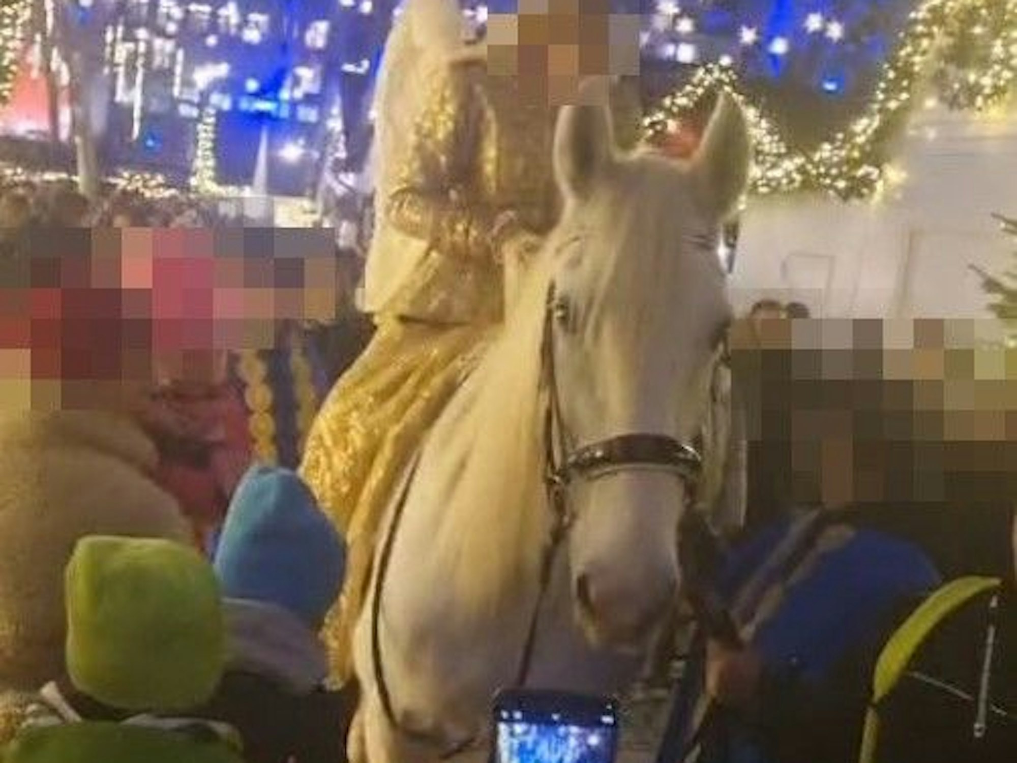 Seit fünf Jahren ist ein Pferd auf dem „Markt der Engel” in Köln zu sehen. Die Tierschutzorganisation PETA kritisiert das Vorgehen scharf.