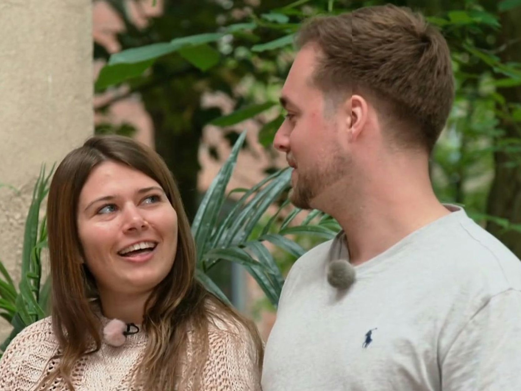 Bei Michelle und Marlon ist die Stimmung weiterhin „nicht superpositiv, aber auch nicht supernegativ“. (Bild: Sat.1)