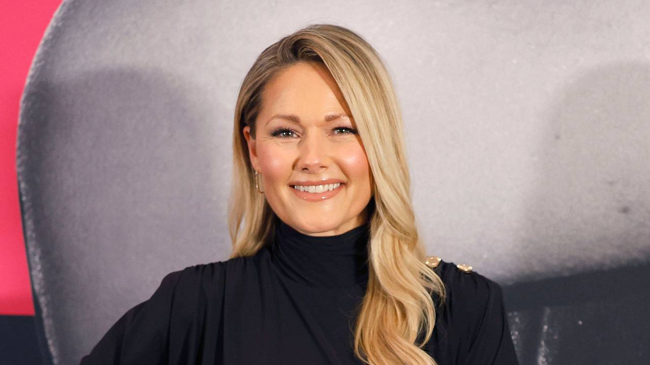 Helene Fischer posiert für die Fotografen.