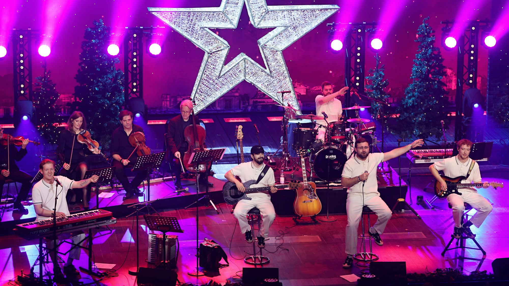 King Loui beim Auftritt in der „Kölschen Weihnacht“.