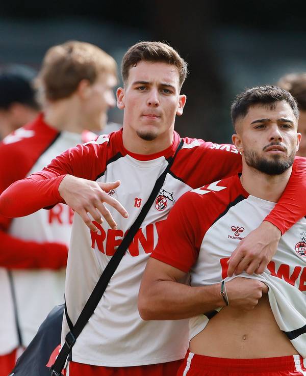 Jusuf Gazibegovic im Training mit Said El Mala.