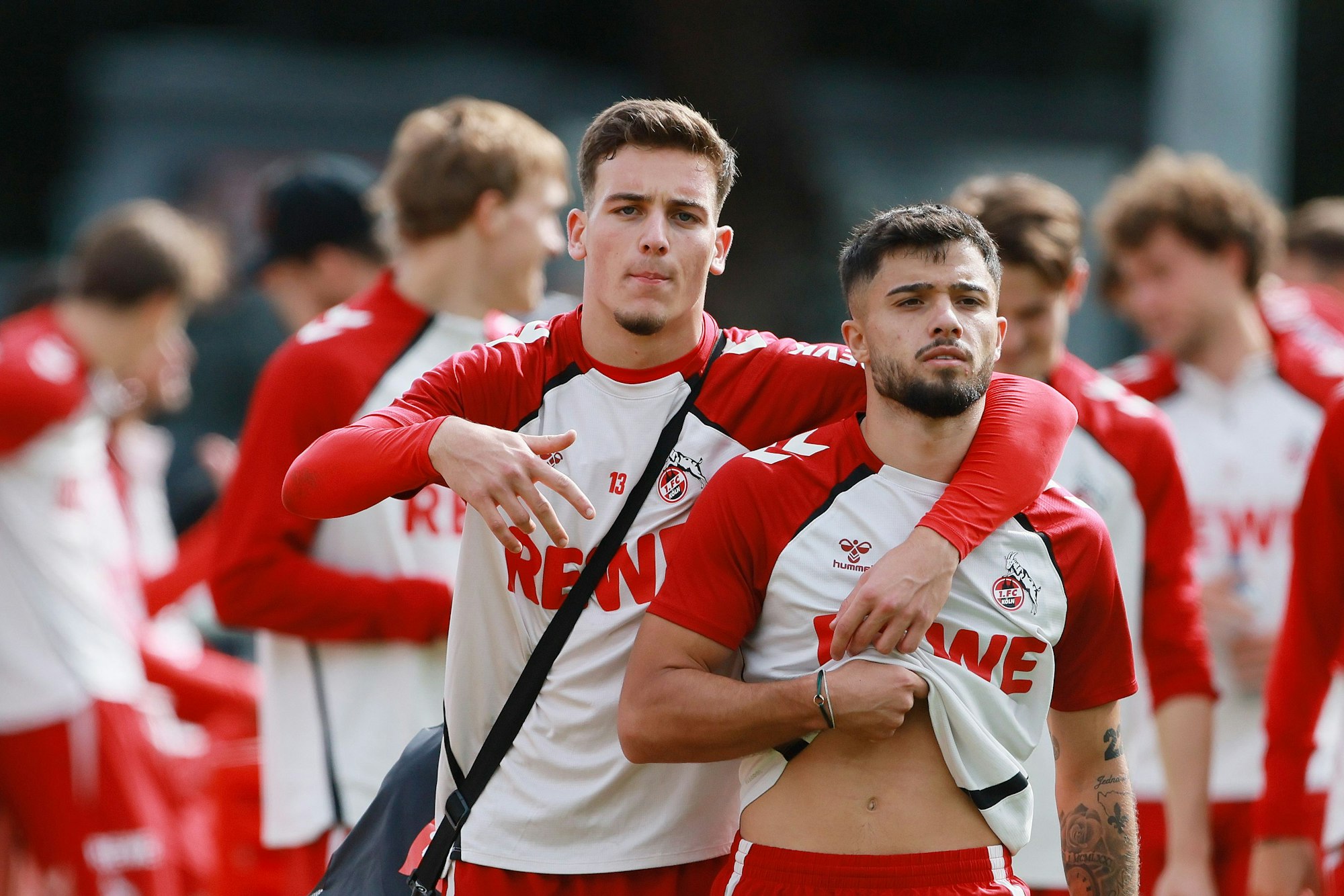 Jusuf Gazibegovic im Training mit Said El Mala.