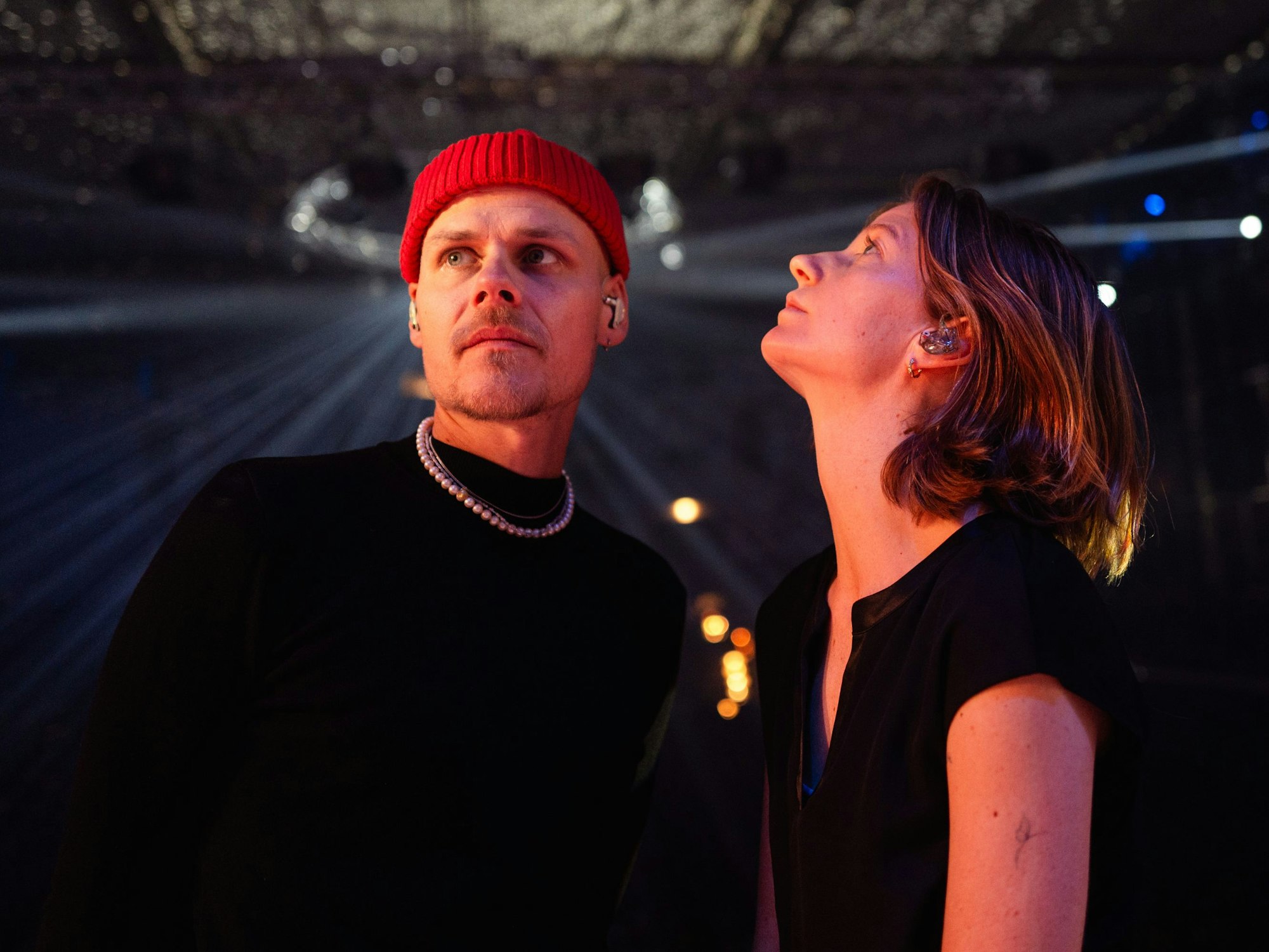 Oli Niesen von Cat Ballou zusammen mit Sängerin Wilhelmine.