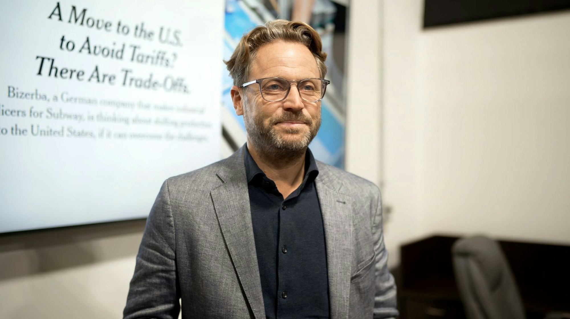„Die Planbarkeit von früher ist nicht mehr gegeben“, berichtet Bizerba-CEO Andreas Kraut. (Bild: NDR)