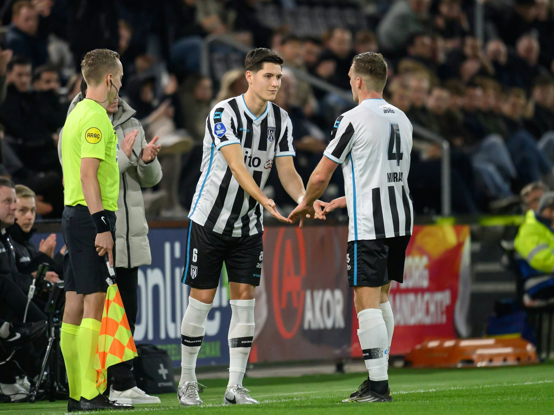 Sava Cestic wird eingewechselt.