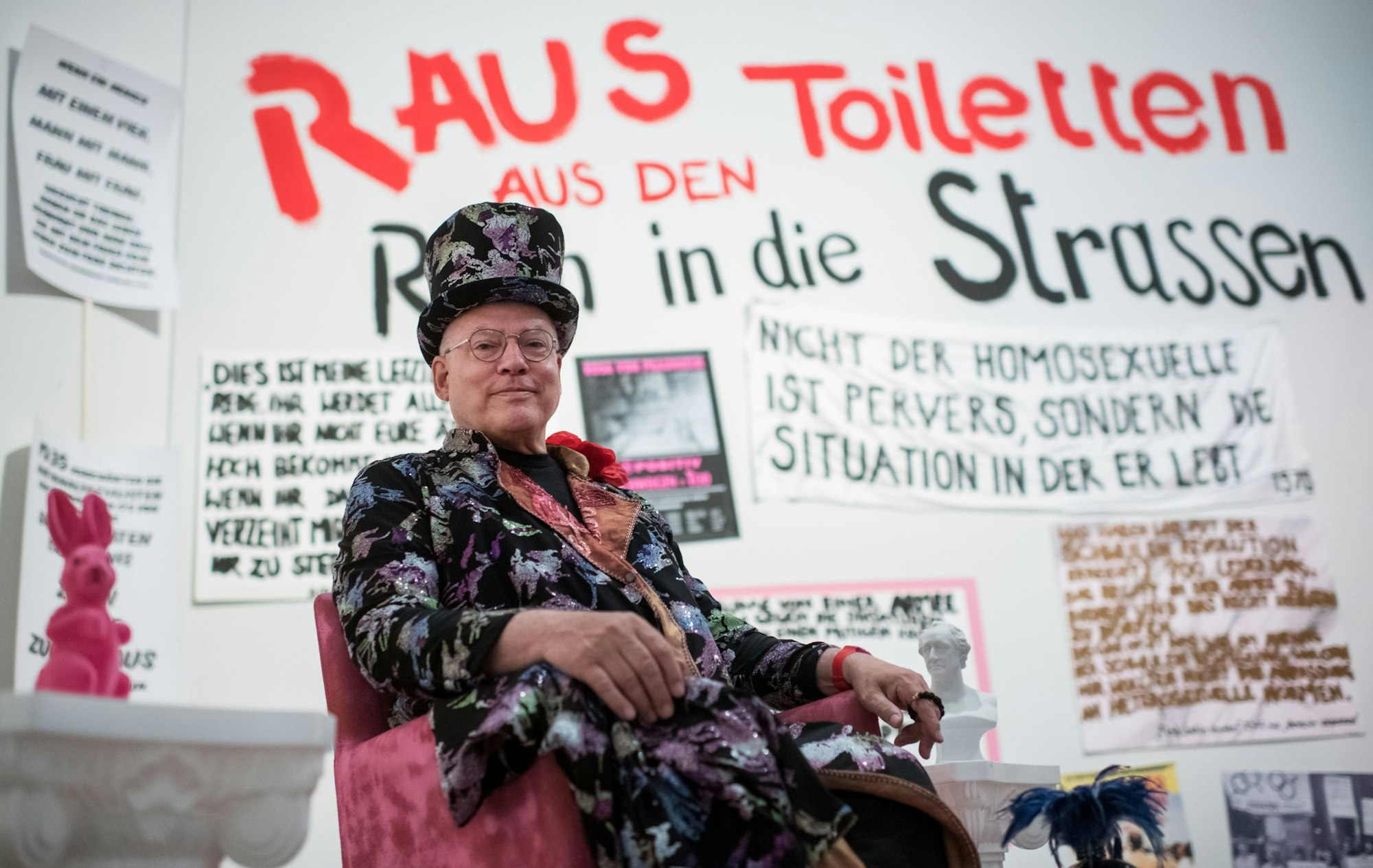 Rosa von Praunheim im Jahr 2018 in Berlin