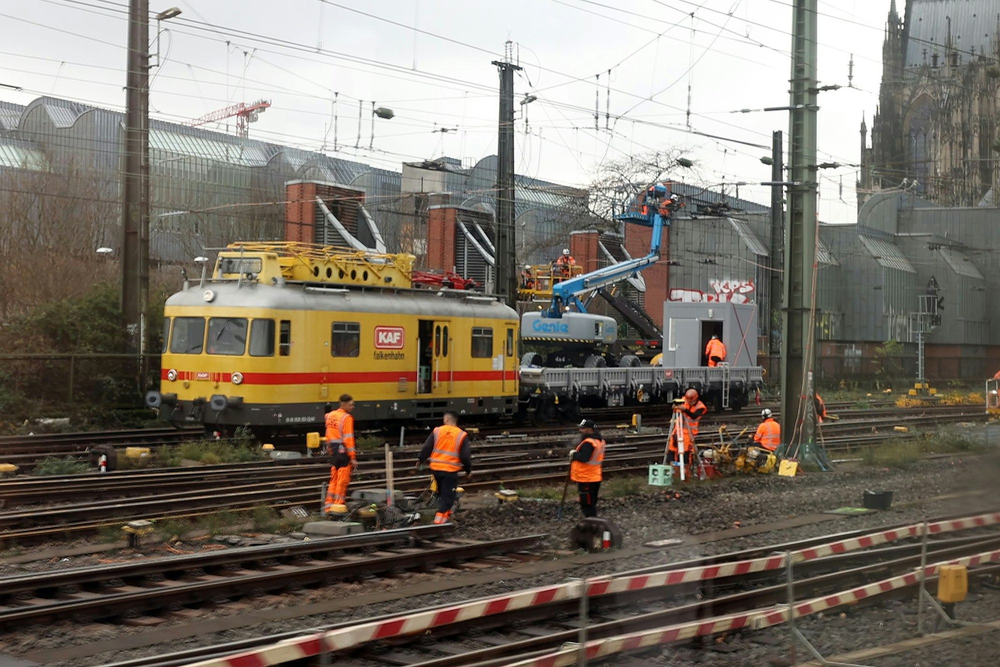 Am Kölner Hauptbahnhof ging im November aufgrund von Bauarbeiten über mehrere Tage so gut wie nichts mehr.