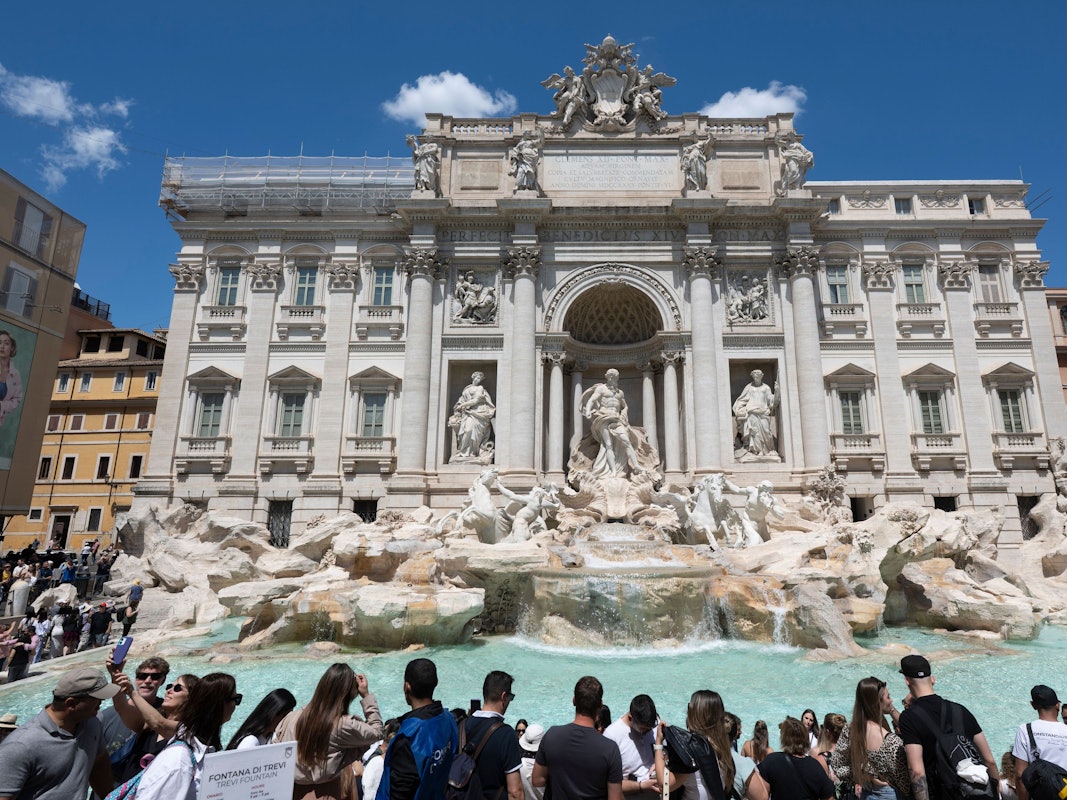 Der Trevi-Brunnen (Fontana di Trevi). Wer ihn künftig aus der Nähe sehen will, muss Eintritt bezahlen.
