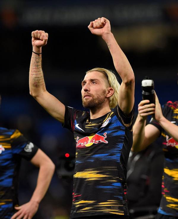 Kevin Kampl nach einem Spiel von RB Leipzig.