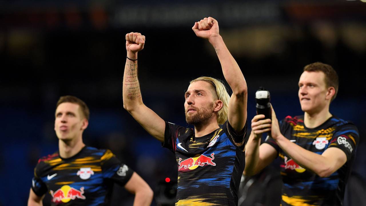 Kevin Kampl nach einem Spiel von RB Leipzig.
