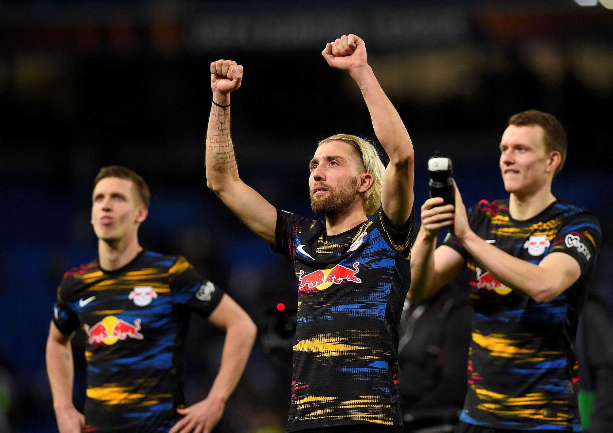 Kevin Kampl nach einem Spiel von RB Leipzig.