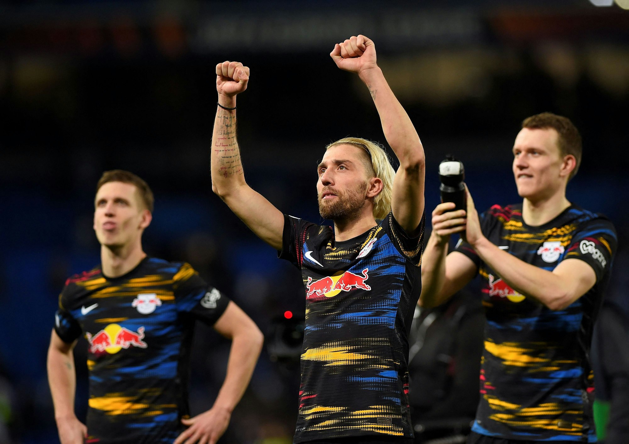 Kevin Kampl nach einem Spiel von RB Leipzig.