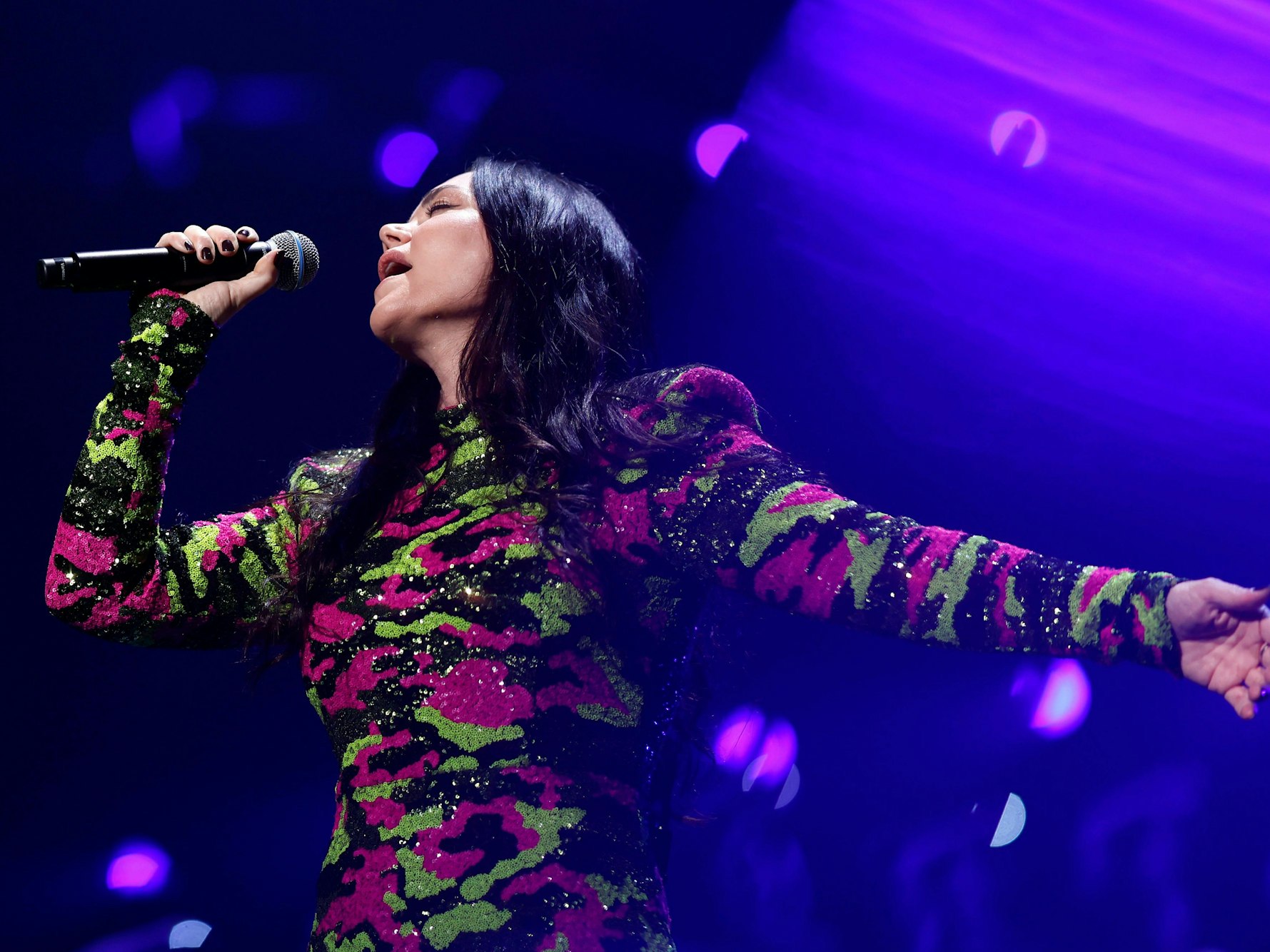 Sängerin Vanessa Amorosi live bei der „Night of the Proms“ in Köln.