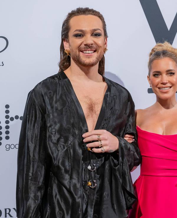 Ricardo Simonetti und Sylvie Meis strahlen in die Kamera