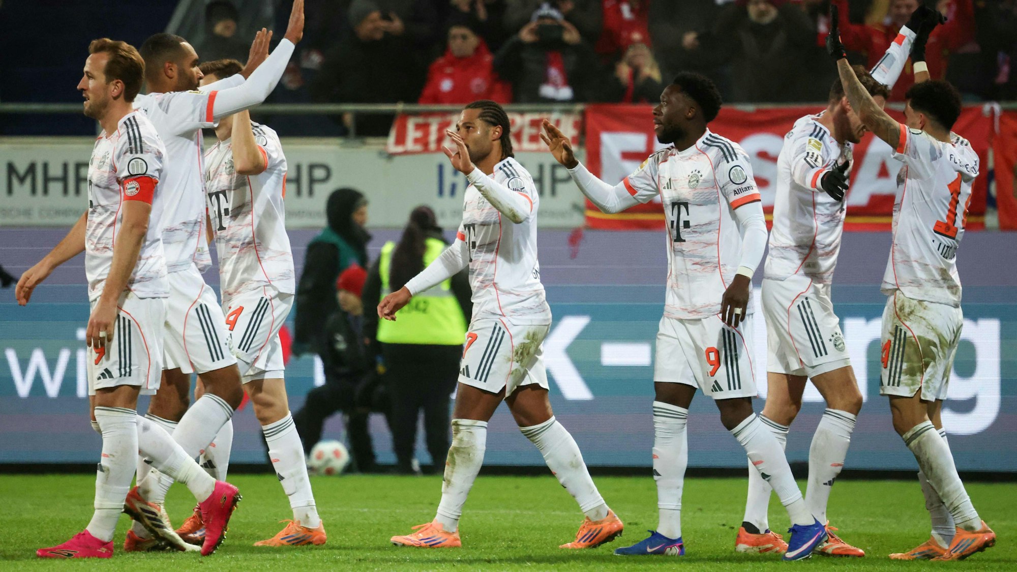 Torjubel beim FC Bayern München.
